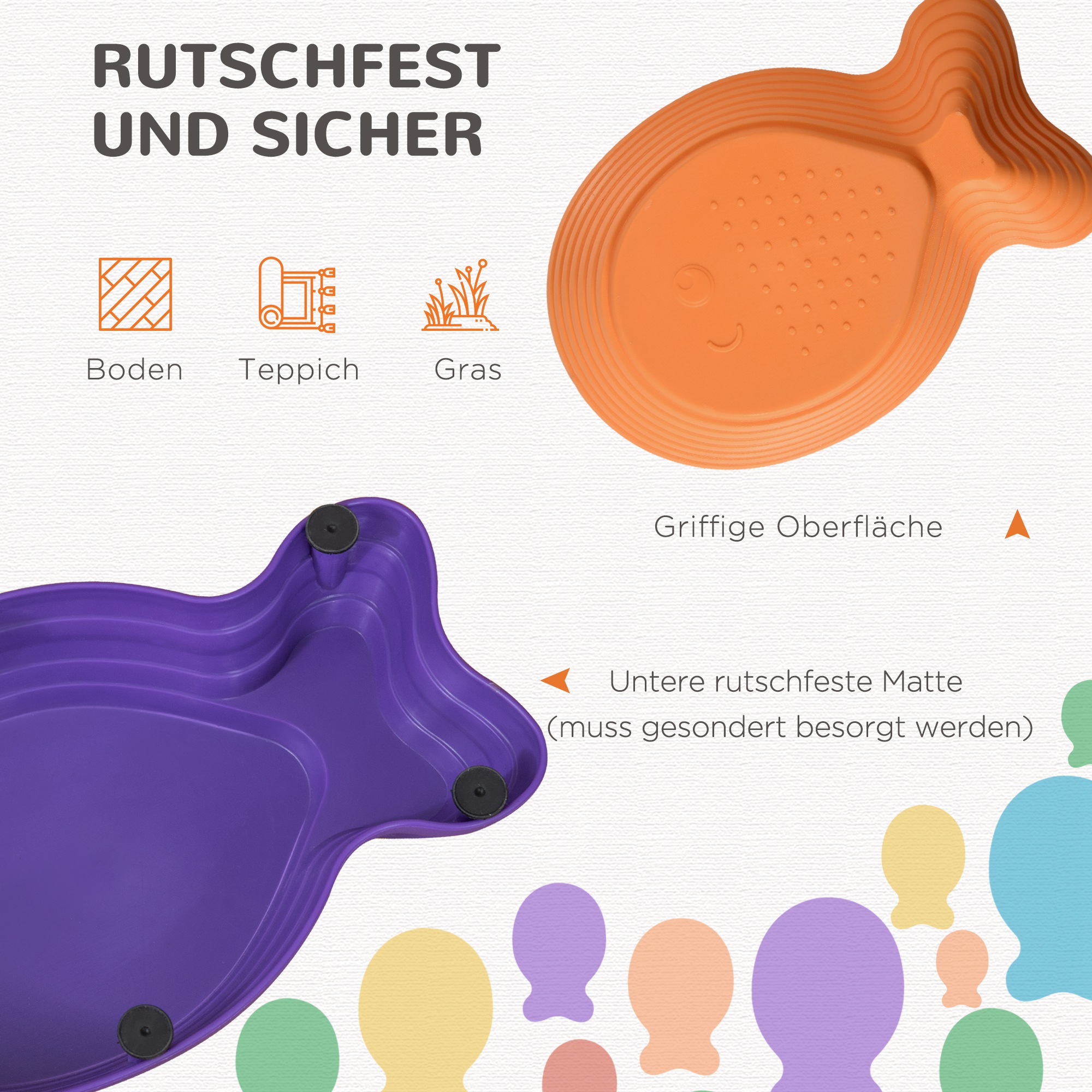 Balance-Steine, Trittsteine, 11 Stück, stapelbar, rutschfest, robust, für innen und außen, belastbar bis 100 kg