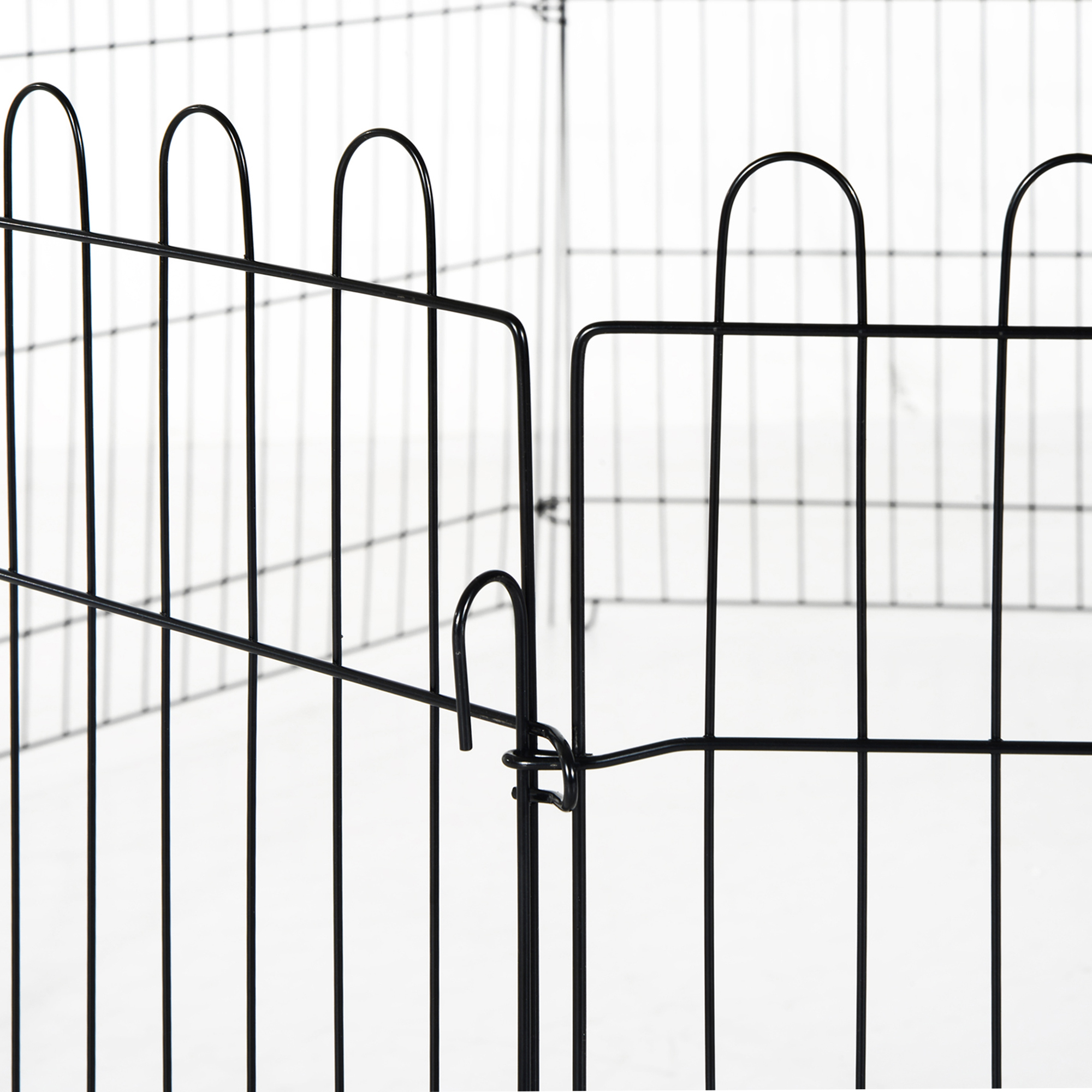 Welpenauslauf Welpenzaun Laufstall Freilaufgehege Welpengitter 5 Maßen (Maße: 71x61cm)