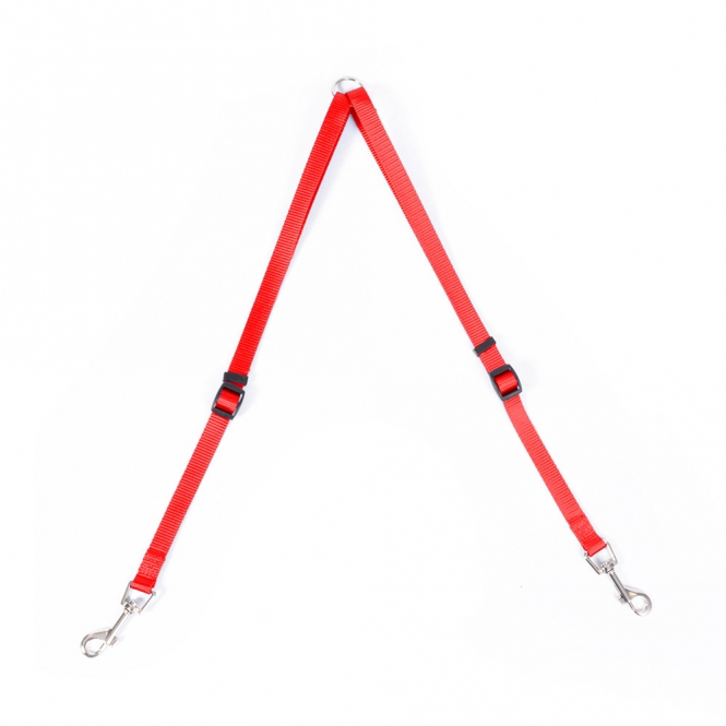 Duvoplus Nylon-Kupplungsstück für Hundeleine - Rot Duvoplus Nylon-Kupplungsstück für Hundeleine - Schwarz
