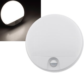 LED Wandleuchte "PAYAR" IP54, 4000K, 15W, 1570lm, 140° Bewegungsmelder LED Wandleuchte "PAYAR" IP54, 4000K, 15W, 1570lm, 140° Bewegungsmelder