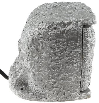 Gartensteckdose "Stone", 4-fach, 250V/16A, IP44, inkl. 5m Zuleitung