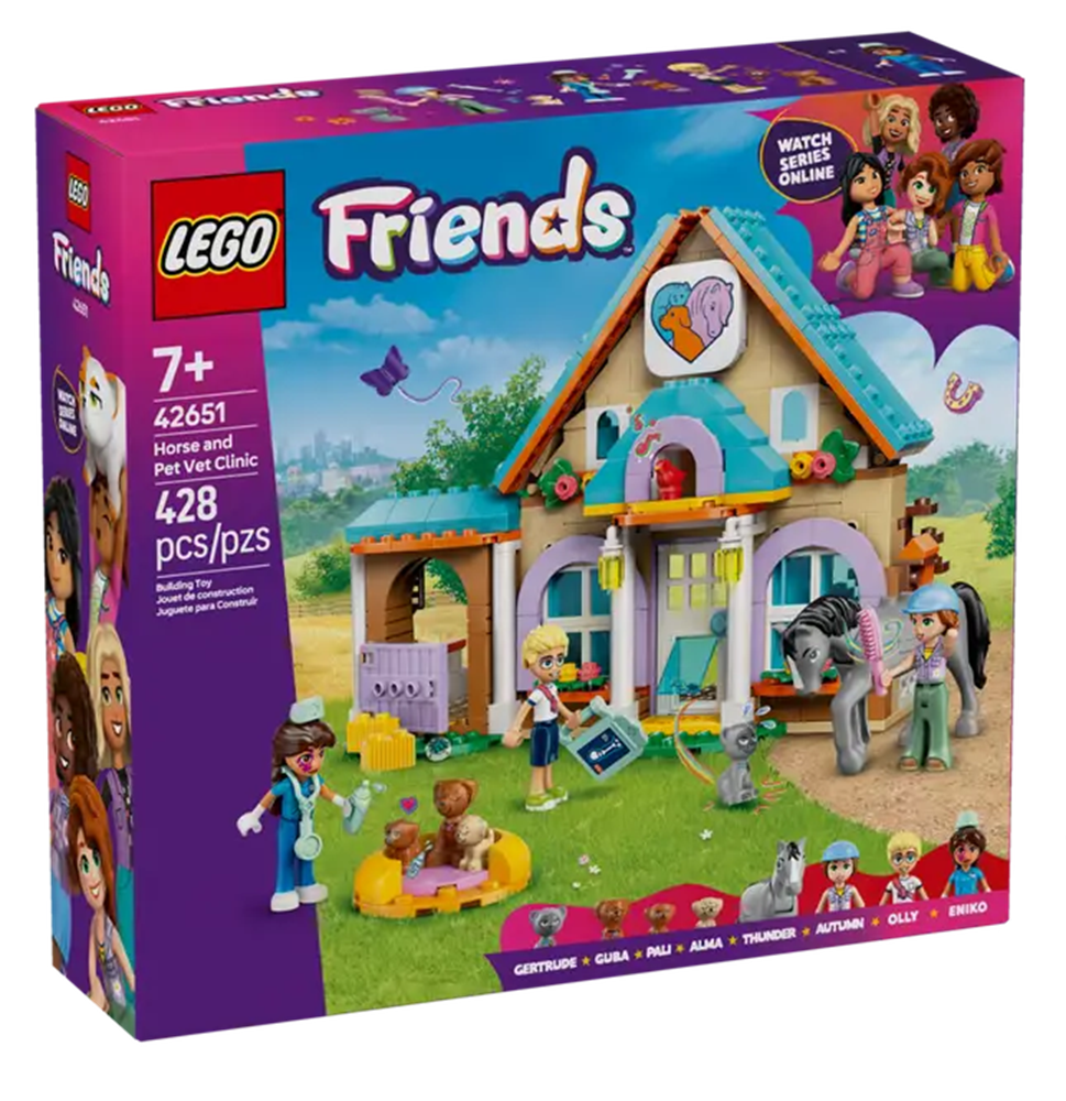 LEGO® 42651 - Friends Tierarztpraxis für Pferde und Haustiere (428 Teile)