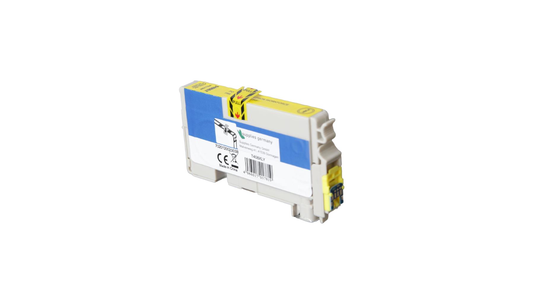 T408XLY alternativ Tinte gelb für Epson / C13T09K44010 / 1.700 Seiten