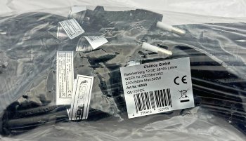 Netzkabel Euro, blankes Ende, 1,5m, H03VVH2-F2 0,75 mm² 2,5A/250V schwarz