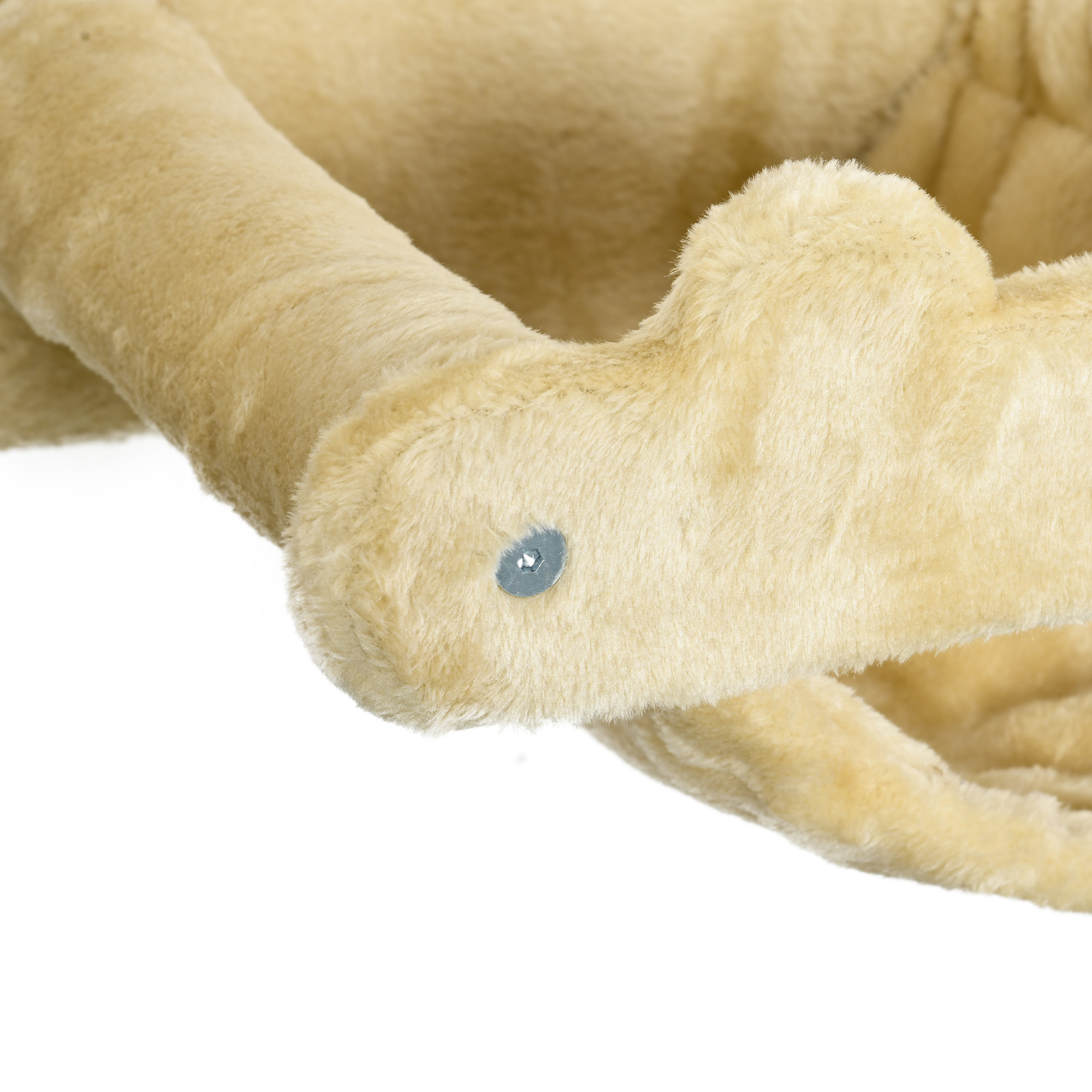 Katzentreppe, 5-teiliges Set, 2 Kratzstämme, 2 Plattformen mit Plüschbezug, Hängematte, beige