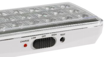 LED Notleuchte "CTNL-60 SMD" 365x70x37mm, Lithium Akku 3,7V/2200mAh, nur 4W