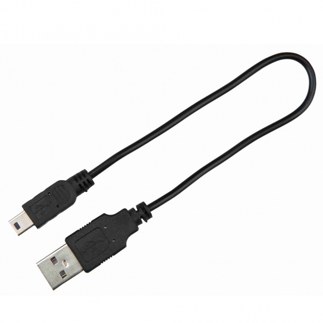 Trixie Flash Leuchtring USB aus Silikon - schwarz
