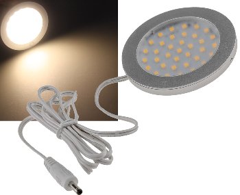 LED-Aufbauleuchte "ABL-R90" warmweiß, 3W, 12V= , 2900K, 337lm LED-Aufbauleuchte "ABL-R90" warmweiß, 3W, 12V= , 2900K, 337lm