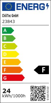 LED Deckenleuchte "Santano 24 Qw", 23x23cm, 24W, 2088lm, 2900K warmweiß