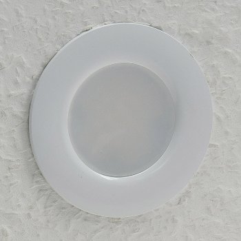 LED-Einbauleuchte "Flat-30 FR-R" 4200K, Ø85x30mm, 5W, 500lm, IP44, rund, weiß