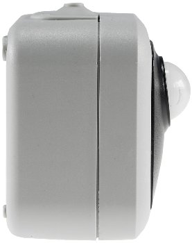 Feuchtraum PIR Bewegungsmelder, IP54, 250V~, 2-500W, inkl. AP-Rahmen, grau