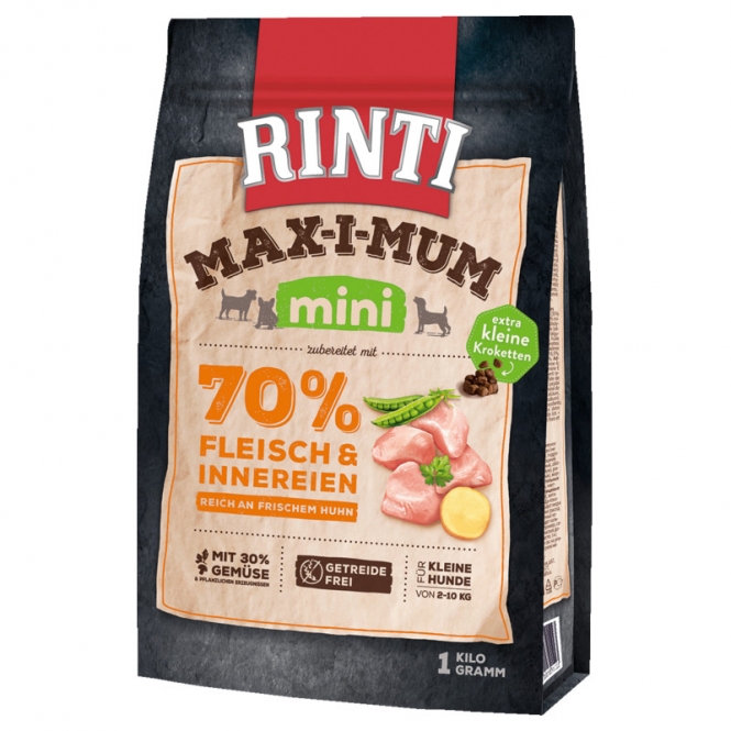 Rinti Max-i-mum mini Huhn - 1 kg Rinti Max-i-mum mini Huhn - 1 kg
