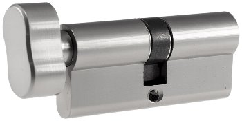 Schließzylinder 70mm (35+35mm) mit Knauf, Profil-Zylinder, 5 Sicherheits-Schlüssel