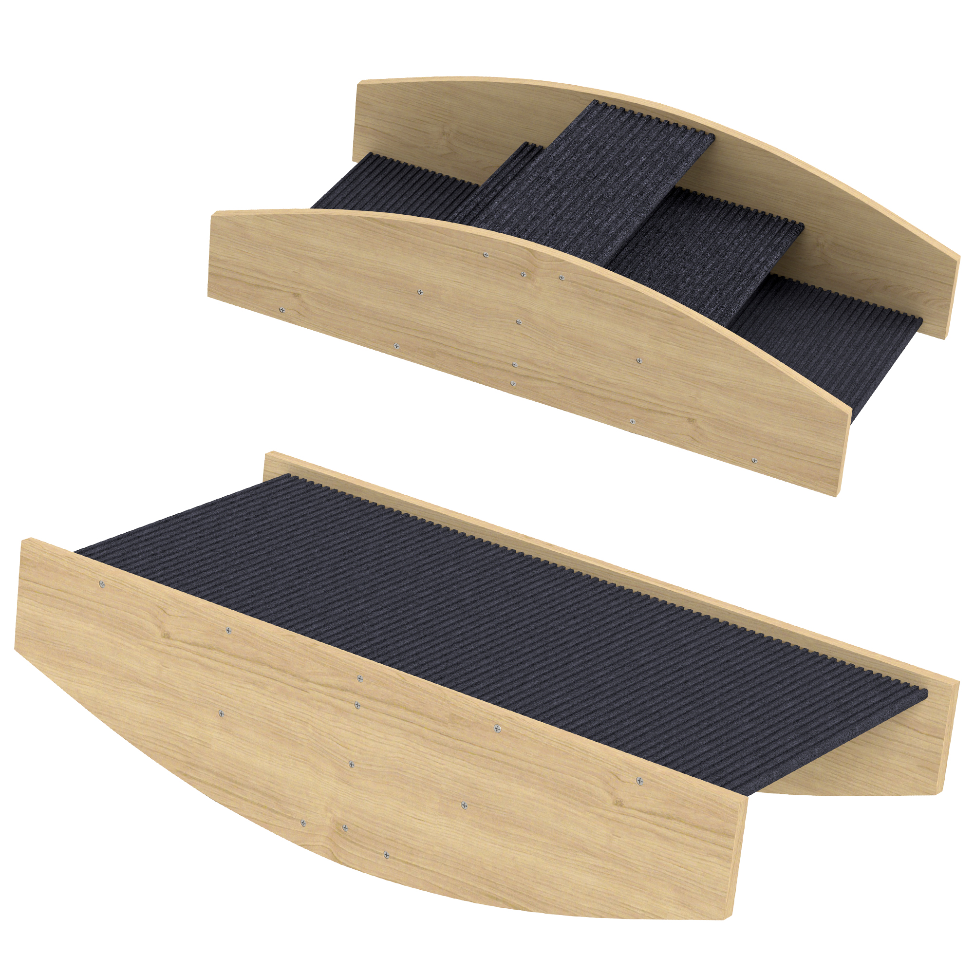 Agility Hundeschaukel, 2-in-1 Wippe und Treppe, rutschfest, Tanneholz, 80 x 39,5 cm Agility Hundeschaukel, 2-in-1 Wippe und Treppe, rutschfest, Tanneholz, 80 x 39,5 cm