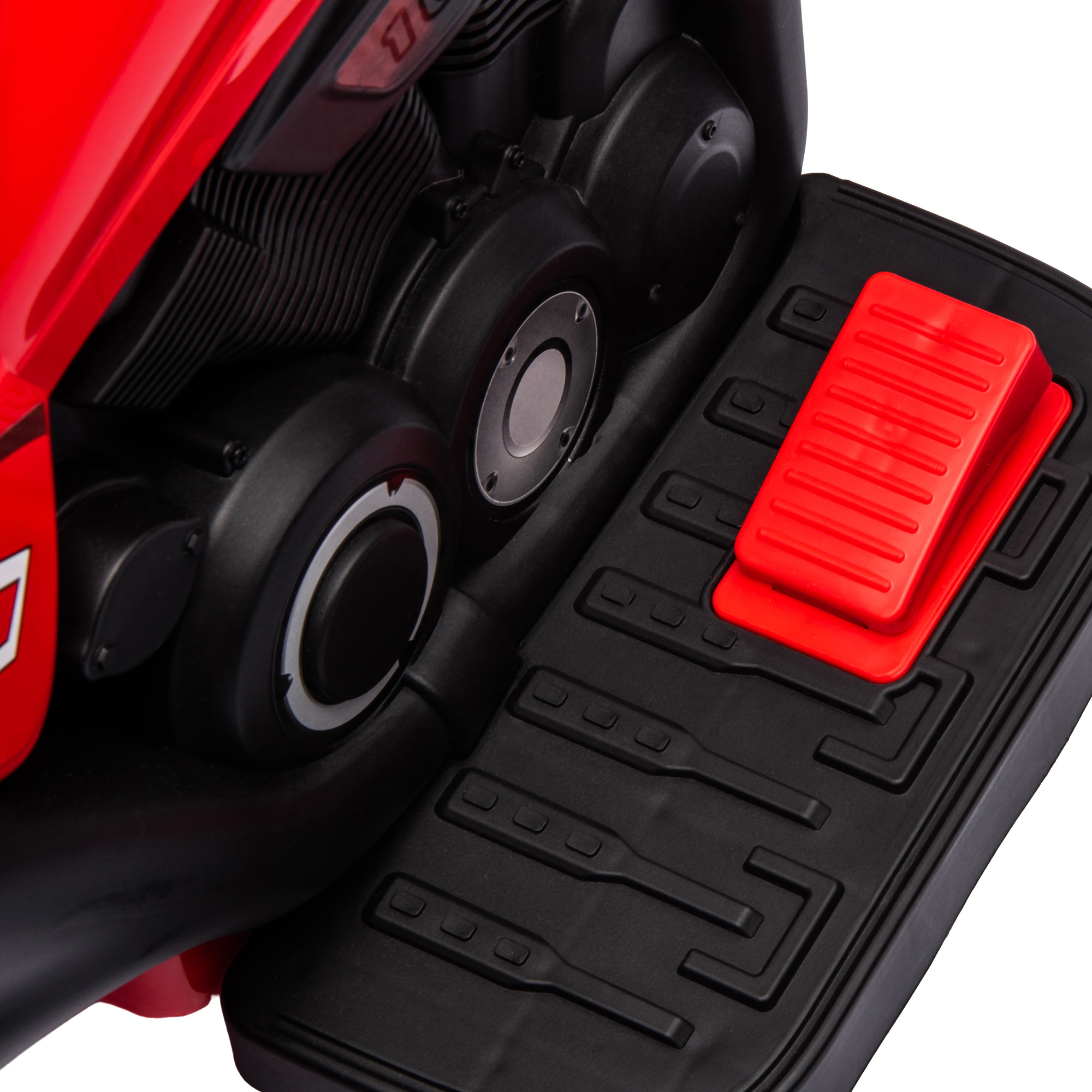 Elektro Kindermotorrad, 6V Kindermotorrad mit Musik, Blasen 2,5-3 km/h, für 2-5 Jahre Kinder