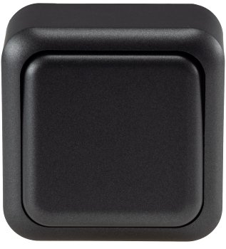 FASKO Wechsel-Schalter, AP, Anthrazit, 250V~/ 10A, Aufputz, Schraubanschluss