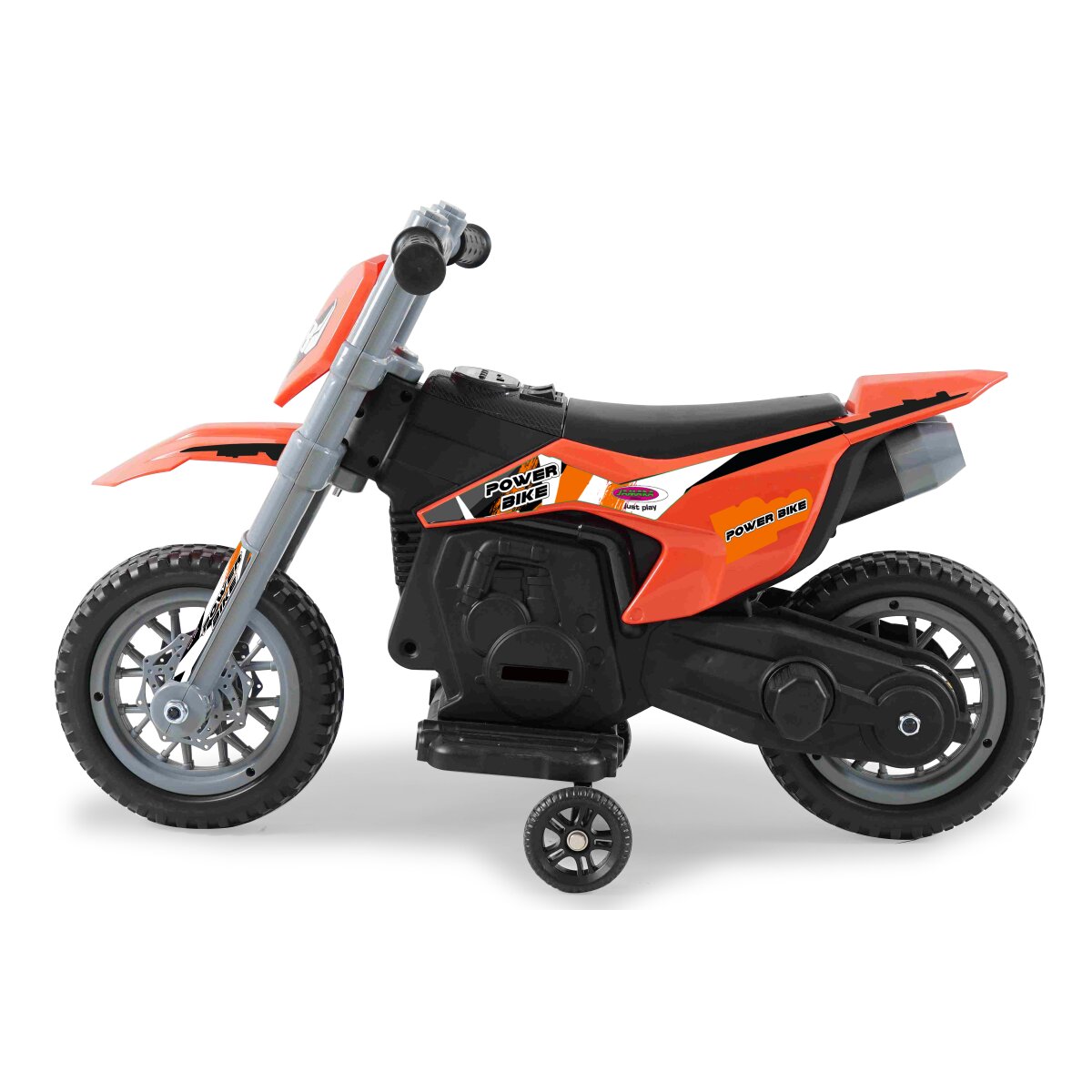 Kinderfahrzeug Motorrad Power Bike orange