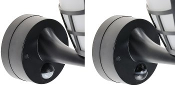 LED Wandleuchte "TELARANA" IP65, 16W, 1026lm, 140° Bewegungsmelder, 2900K