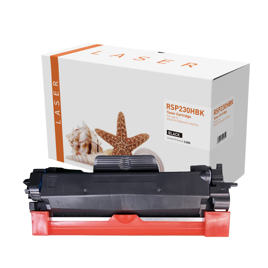 SP230HBK alternativ Toner black für Ricoh  / 408294 / 3.000 Seiten