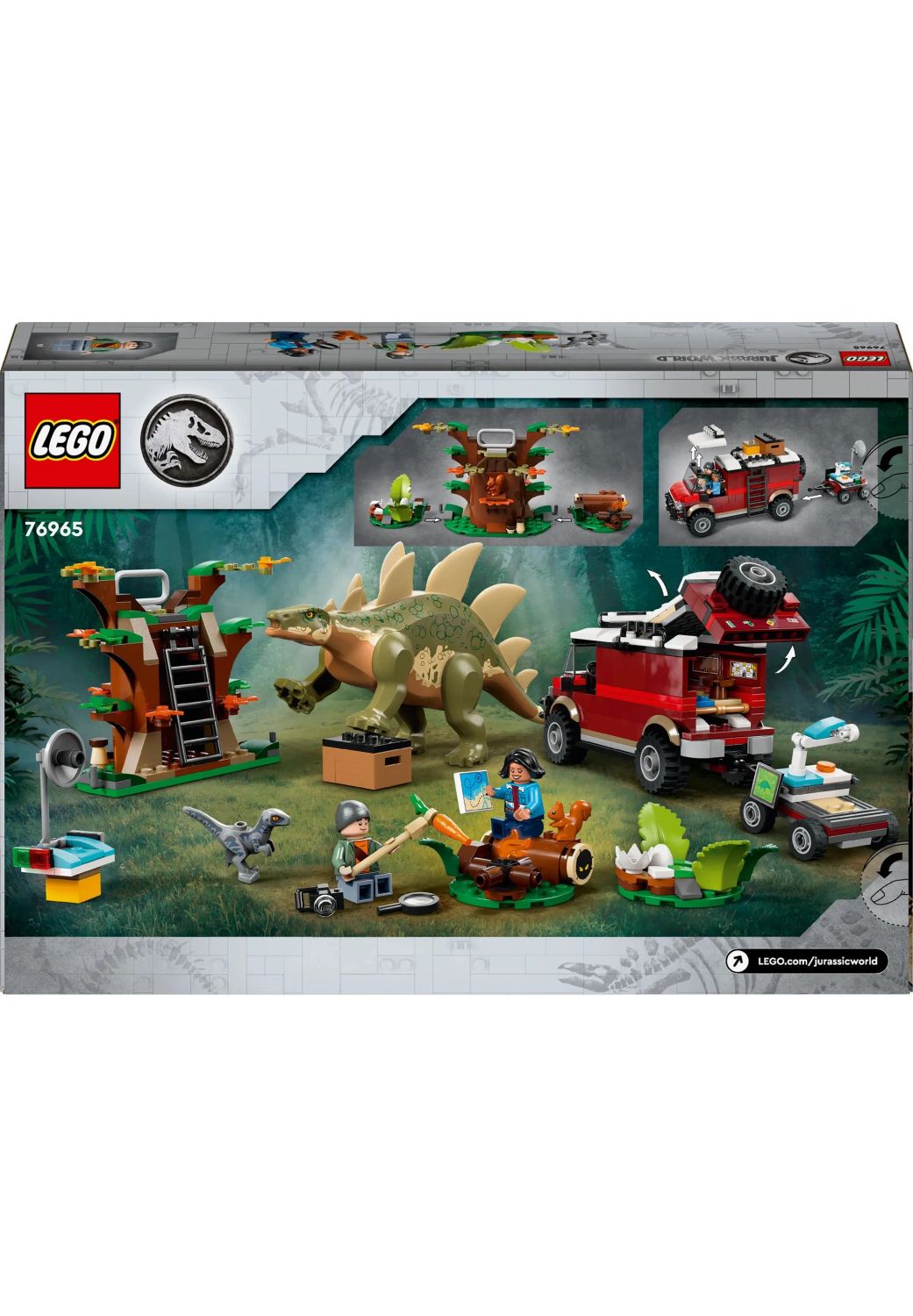 LEGO® 76965 - Jurassic World  - Dinosaurier-Missionen: Entdeckung des Stegosaurus (420 Teile)