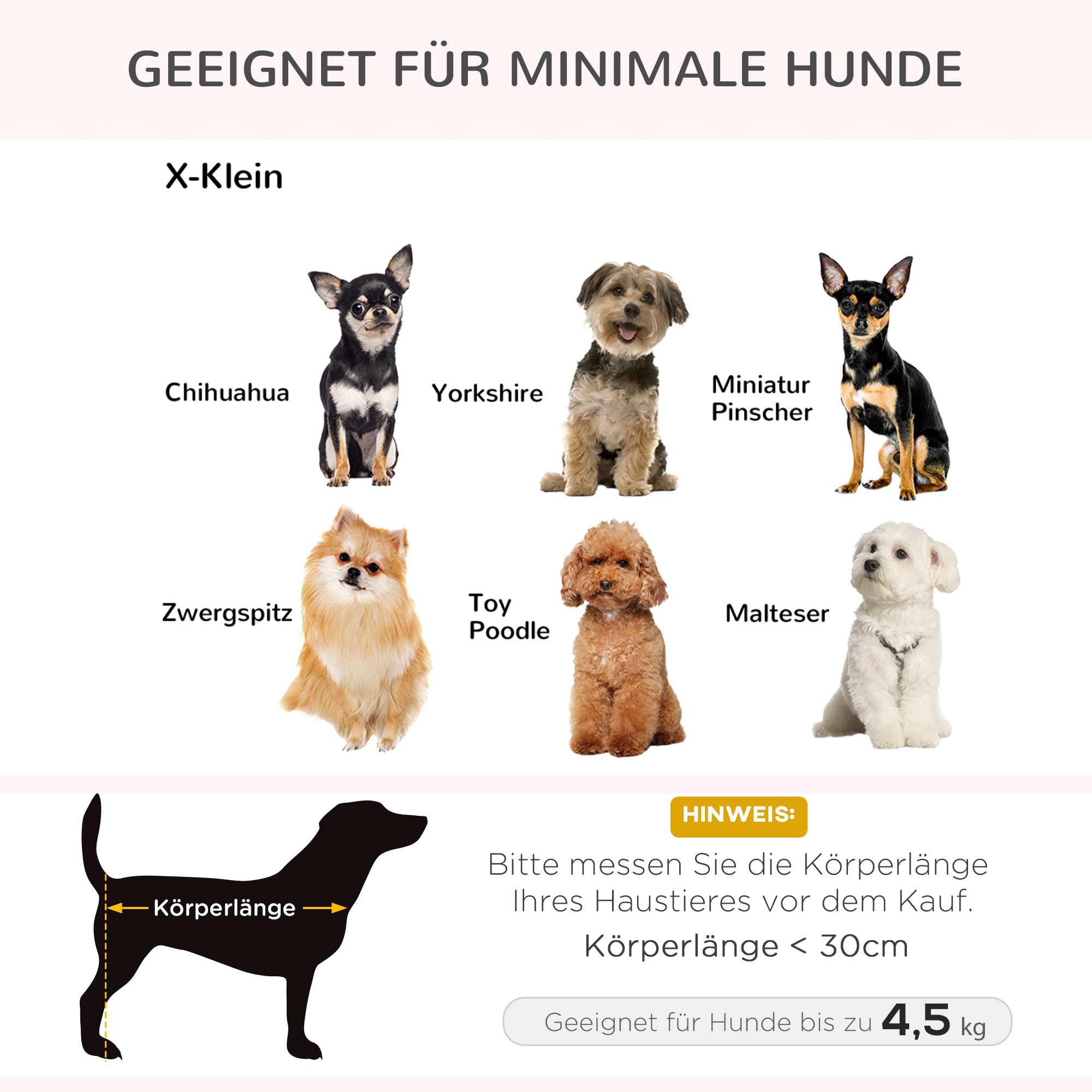 Haustiersofa Hundematte Hundebett Hundesofa Hundecouch Katzen Sofa mit Kissen Rückentasche Plüsch Schaumstoff Kiefernholz Dunkelgrau 70 x 47 x 30 cm