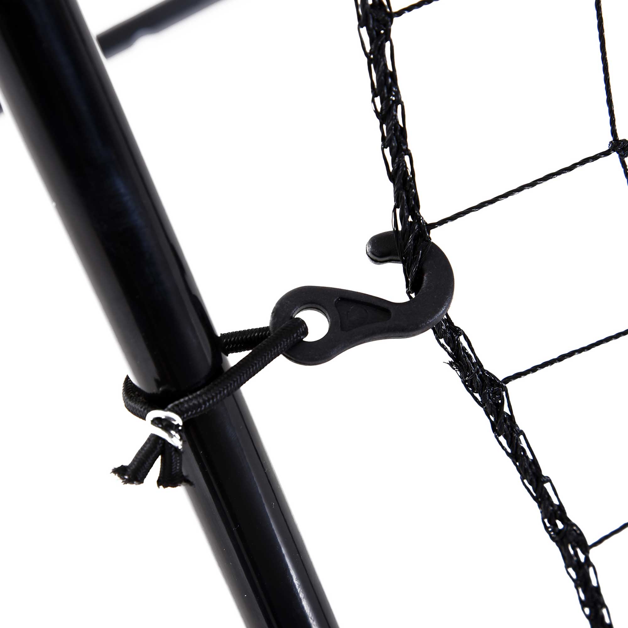 Baseball-Rückprallnetz, wetterbeständig, Metallrahmen, grüne Trefferzone, 174H x 123B x 90T cm