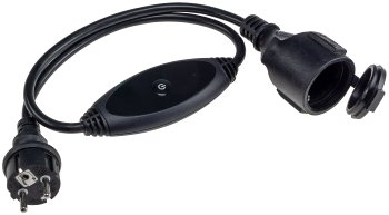 Funk-Steckdose für "Pilota Casa" IP44, Zwischenstecker 230V, 1000Watt Funk-Steckdose für "Pilota Casa" IP44, Zwischenstecker 230V, 1000Watt
