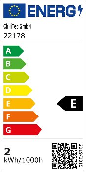 LED-Einbauleuchte "EBL-HV65w", weiß, 230V, 2W, 2900K, 230lm, warmweiß