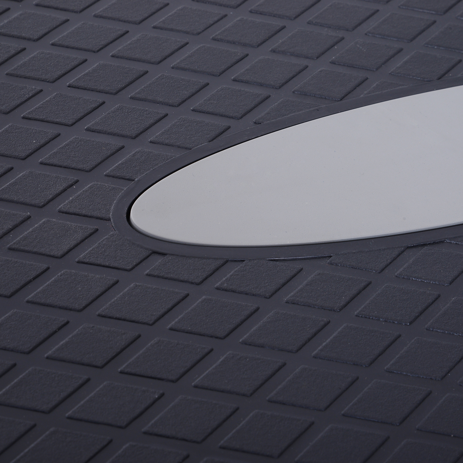 Steppbrett Aerobic Stepper 2-Stufig Höhenverstellbar 10-15cm, Rutschfest Fitness Stepper, Mini Steppbrett für Zuhause Heim Büro, Schwarz+Grau