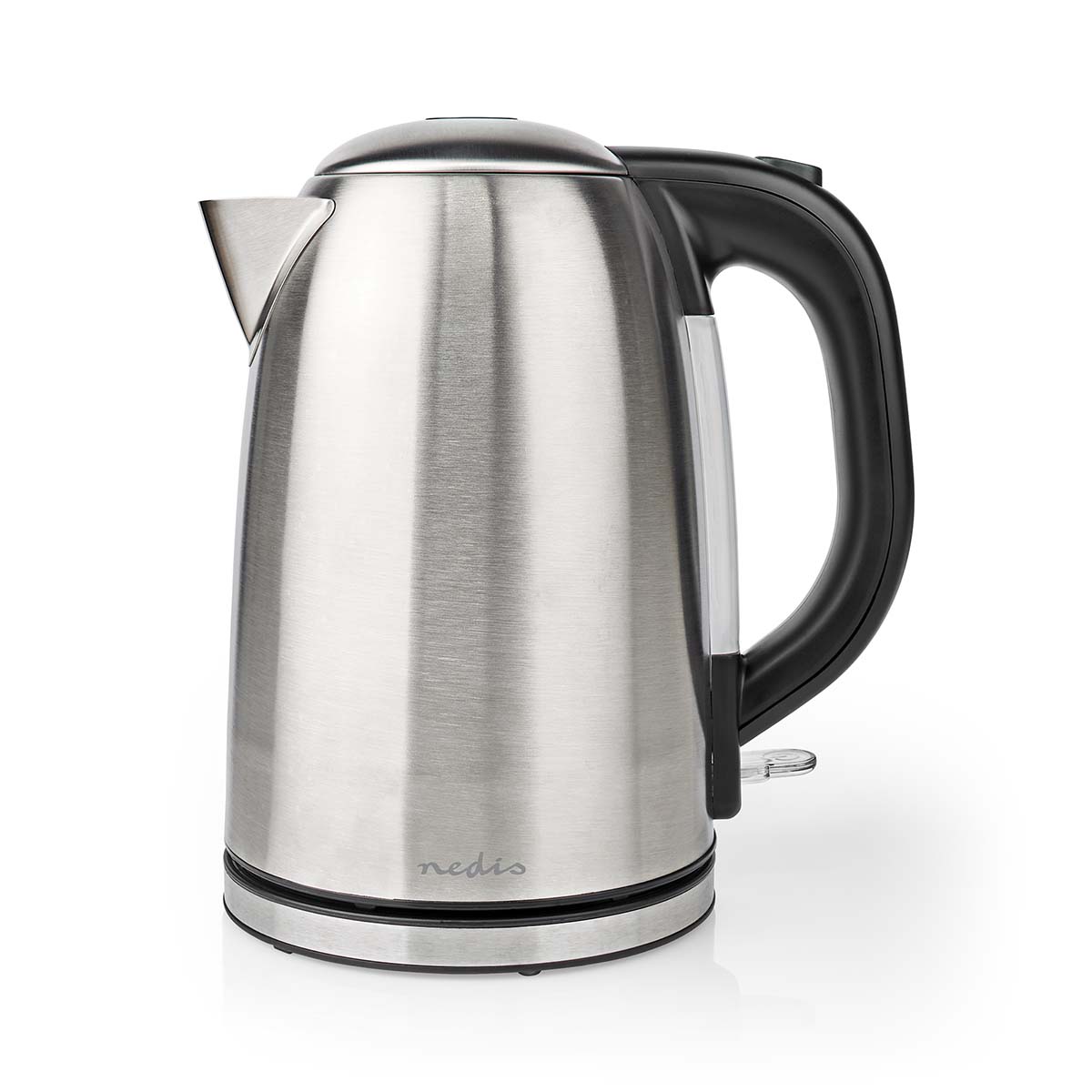 Wasserkocher | 1.7 l | Edelstahl | schwarz / Silber | Um 360 Grad drehbar | Verdecktes Heizelement | Strix Controller | Boil-dry protection Wasserkocher | 1.7 l | Edelstahl | schwarz / Silber | Um 360 Grad drehbar | Verdecktes Heizelement | Strix Controller | Boil-dry protection
