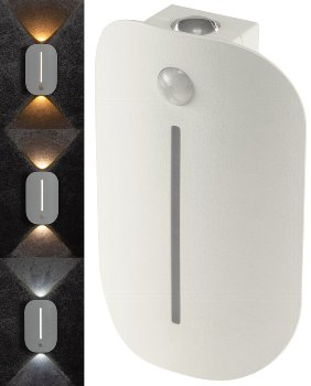 Wandleuchte mit Bewegungsmelder CT-WLA - 120° Erfassung, Akkubetrieb, USB-C