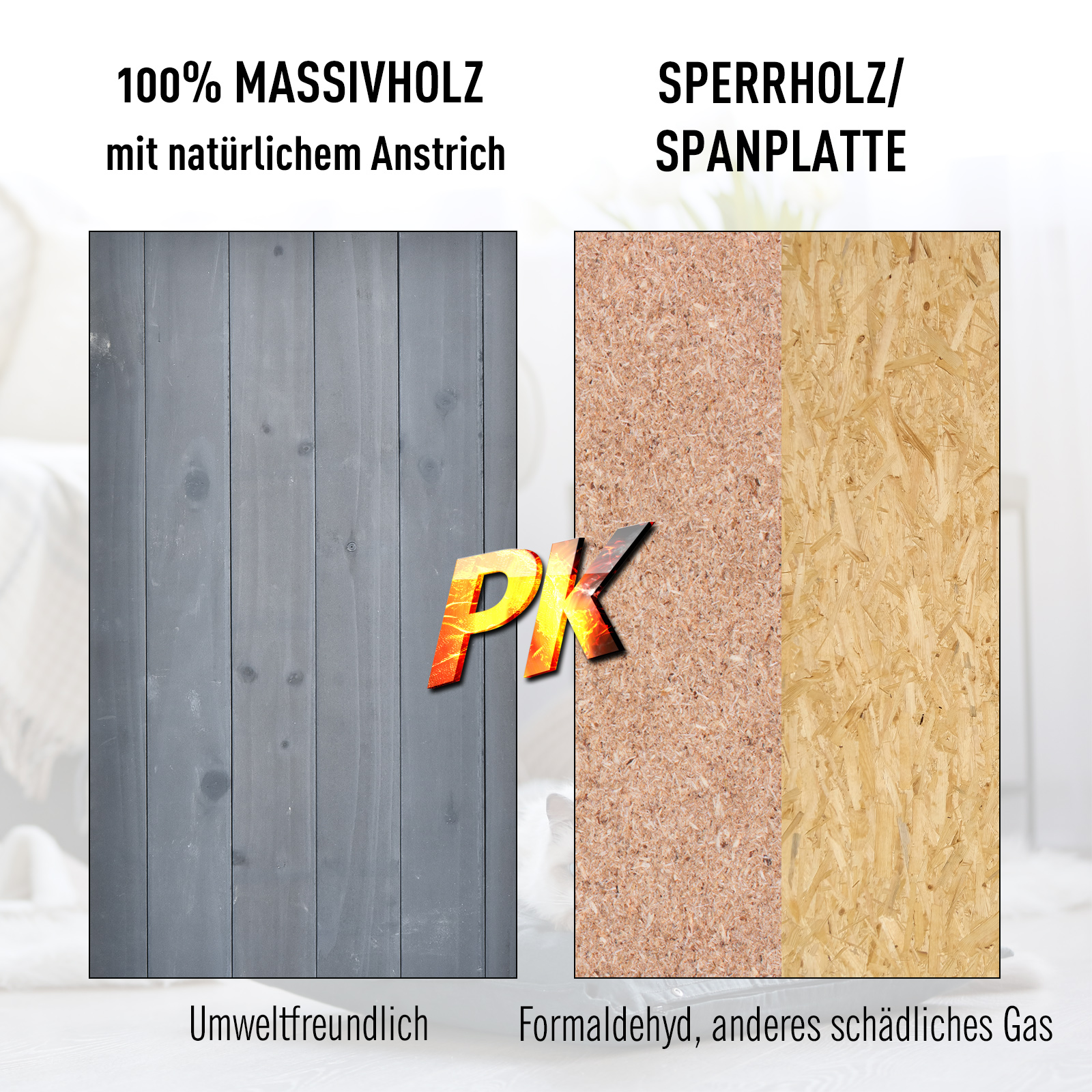 Katzenhaus für Katzenbett oder Katzentoilette, Katzenschrank, Katzenklo Indoor, Tannenholz, Asphaltdach, Grau, 59 x 55 x 109 cm