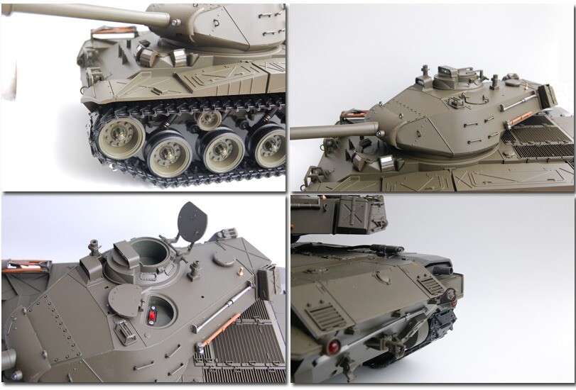 RC Panzer "M41 A3 Walker Bulldog"  - Metallgetriebe