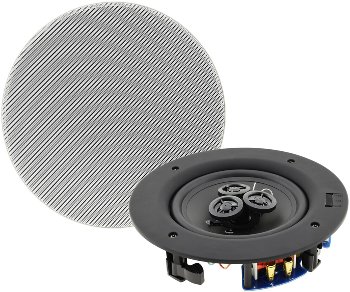 Einbaulautsprecher "CTE-30W ", 2-Wege / 80W, 8Ohm, 234x67mm, Rund, weiß