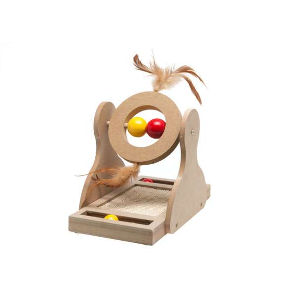 Karlie Flamingo Holz-Kratzspielzeug Tumbler Karlie Flamingo Holz-Kratzspielzeug Tumbler