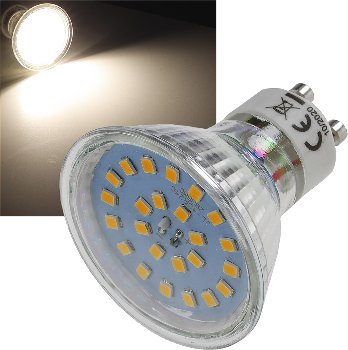 LED Strahler GU10 "H55 SMD", 120°, 4000k, 460lm, 230V/4W, neutralweiß LED Strahler GU10 "H55 SMD", 120°, 4000k, 460lm, 230V/4W, neutralweiß