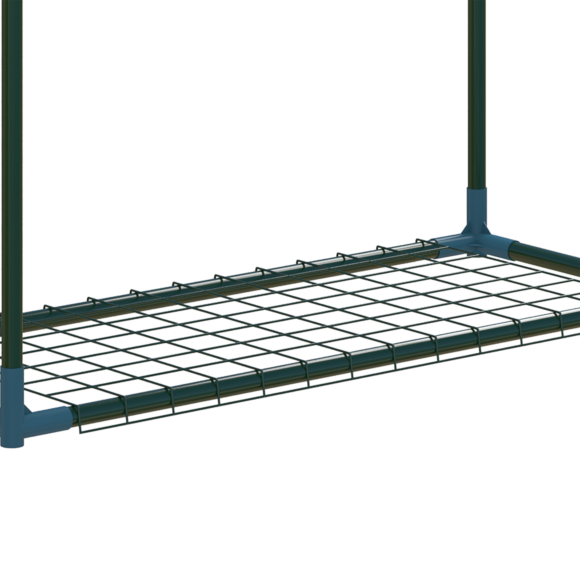 Pflanzenregal, 2-er-Set, je 4 Regalböden, kombiniert oder separat nutzbar, Stahl, grün, 70 x 27 x 110 cm