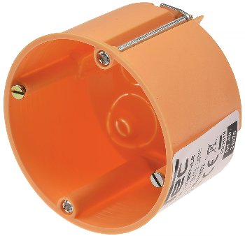 UP Hohlwanddose Ø 68 x 47mm, inkl. Geräteschrauben, orange