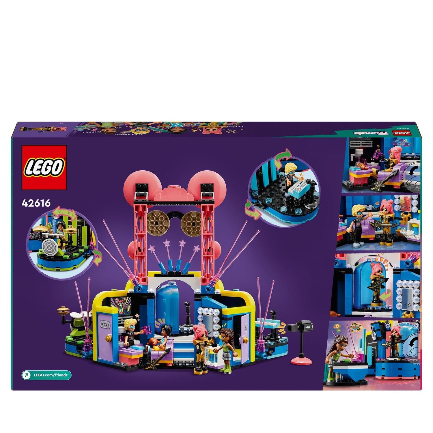 LEGO® 42616 - Friends Talentshow in Heartlake City (669 Teile)