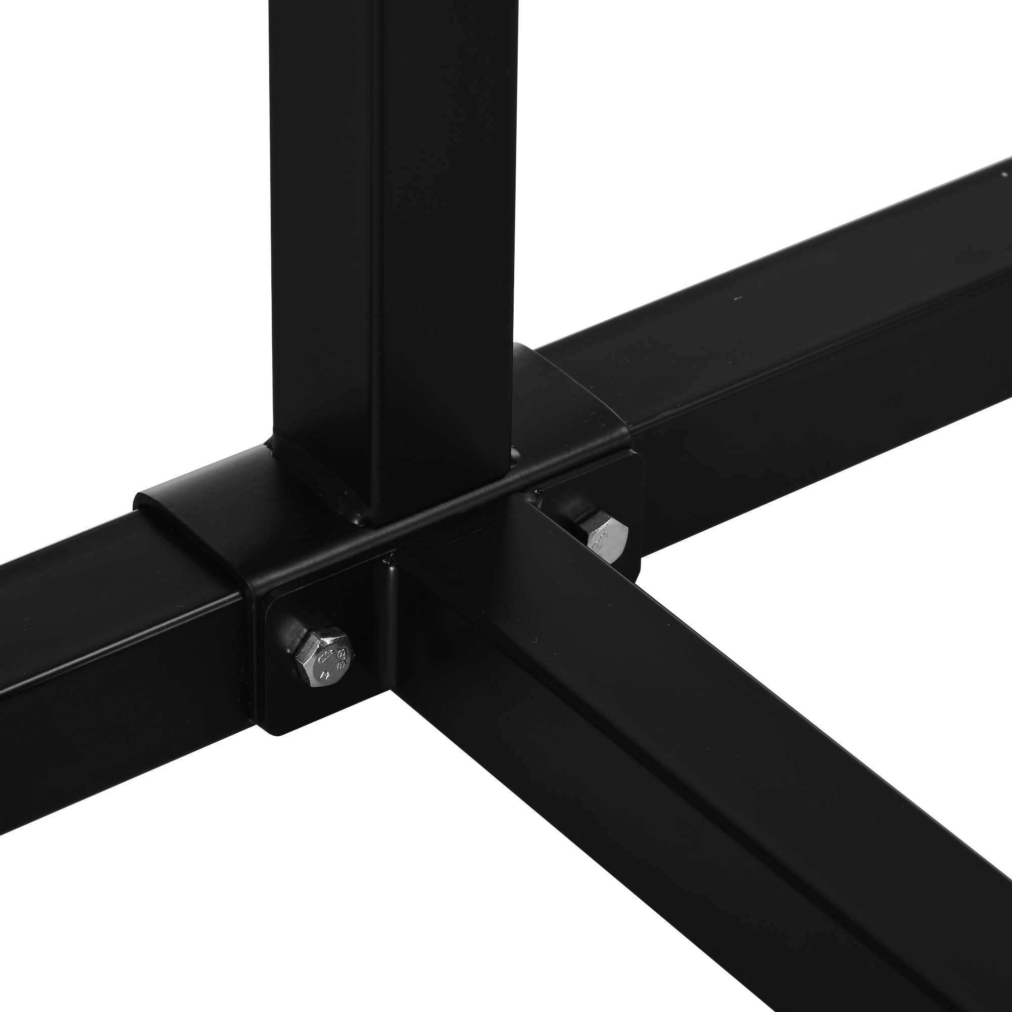 Halterung für 2 Kajaks, Surfboards, Stand-Up-Paddles, Metallrahmen, breitenverstellbar 144-180 cm