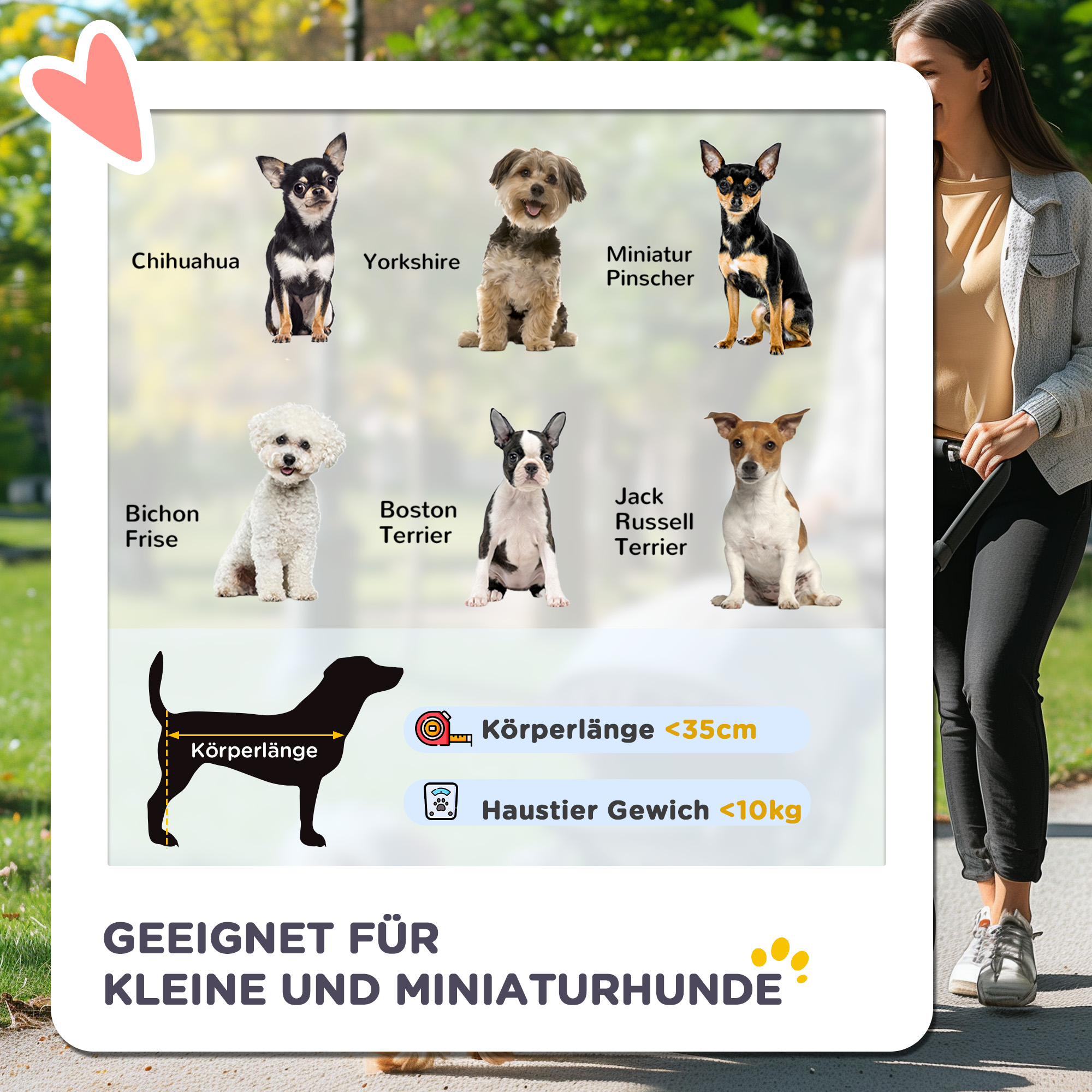 2-in-1 Hundewagen und Transportkorb bis 10 kg Klappbar Netzfenster Bodenkorb 82 cm x 49,5 cm x 98 cm Schwarz