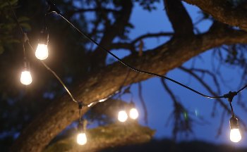 Biergarten-Lichterkette "CT-BGL 15", 1,5 + 12,5m, 15x Filamentlampe 0,8W