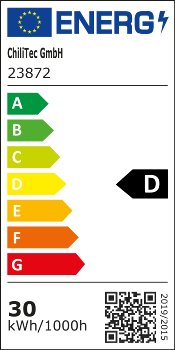LED Filament-Lampe E27 30W "FHE-30", 4575lm, 2700K, warmweiß, ØxH 9x24cm