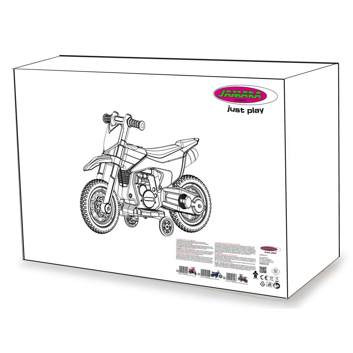 Kindermotorrad Power Bike rot