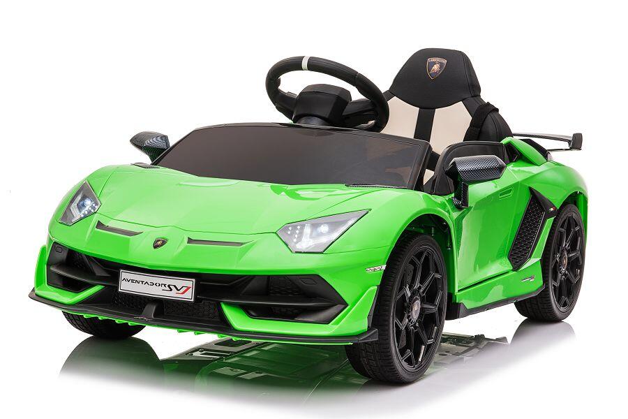 Kinderfahrzeug Lamborghini Aventador SVJ - grün Kinderfahrzeug Lamborghini Aventador SVJ - grün