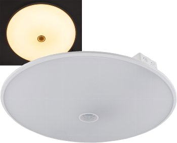 LED Deckenleuchte "GRACIOSA" / 15W, 1157lm, 3000K, PIR-Bewegungsmelder