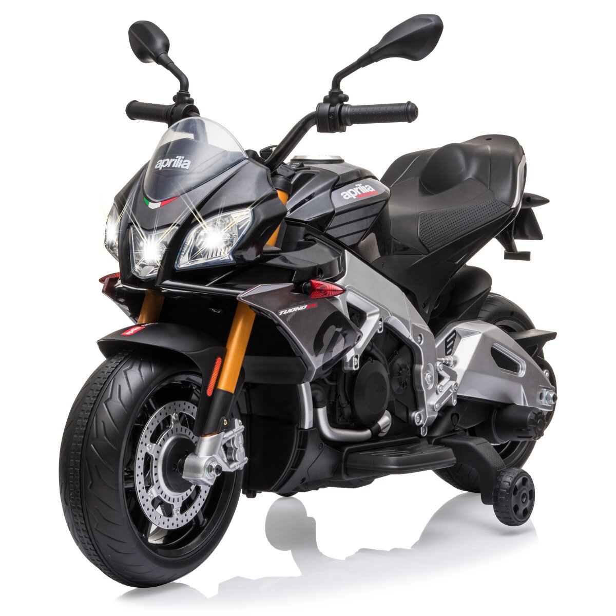 Kinderfahrzeug Aprilia Tuono V4 1100 RR schwarz