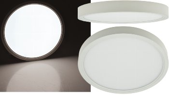 LED Deckenleuchte "Santano 18n", Ø 22,5cm, 18W, 1810lm, 4200K neutralweiß LED Deckenleuchte "Santano 18n", Ø 22,5cm, 18W, 1810lm, 4200K neutralweiß