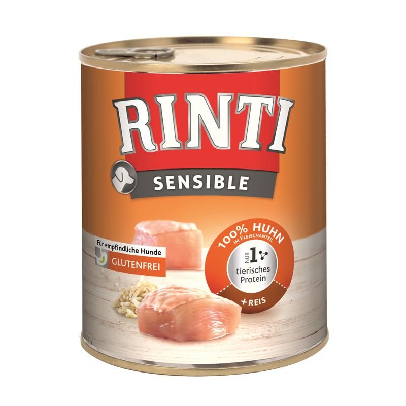 Rinti Sensible Huhn & Reis - 800 g Rinti Singlefleisch Huhn Pur 800g