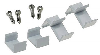Befestigungsclips für SMD Pro Serie, 20020-20583, Halter + Schrauben, Set Befestigungsclips für SMD Pro Serie, 20020-20583, Halter + Schrauben, Set